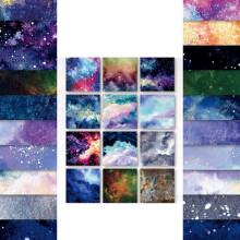 Scrapbook Paper Pad, 24 Sheets Mixture Colored Paper, 6 inch X 6 inch A