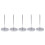 5X Safe Memo Holder Spike Stick for Bill Receipt Note Paper Order Office Desk 1
