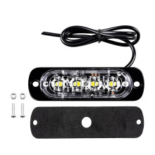 12-24V 12W 4LED Amarelo Luzes Laterais Aviso de Carro Luzes de Nevoeiro Falha Luzes de EmergêNcia Luzes de SinalizaçãO Luzes Laterais LED
