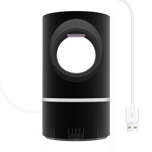 USB LED Mosquito Killer Lampe UV ÉLectrique Anti Moustique RéPulsif Moustique PièGe Insecte Tueur Ravageur Outil pour la Maison Noir