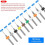 Hand Drill Set,Pin Vise Hand Drill with 10PCS PCB  Drill Bits and 25PCS Micro-TypeTwist Drill Bits,for Resin Polymer 3