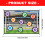 Easy To Transport Soccer Exercise Pattern Mat Perfect For-Blue 4