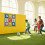 Engaging Football Practice Pad For Children Training-Blue 3