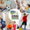 Easy To Transport Soccer Exercise Pattern Mat Perfect For-Blue 5