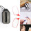 Blue Light Blocking Reading Glasses 1.50 Strength Clear Frame with Compact Keychain Case 2