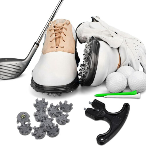Spikes Set Includes 60 Pcs  Cleats Replacement  Cleats Spanner Metal Thread Screw 6 mm Dia  Spike Too