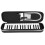 ABS Construction 32 Key Harmonica Portable Melodica for-Blue 5