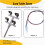 4 PCS HO Scale Model lighting tower,tower lights Model Lights Layout Lamppost for Train/Garden/Playground/Stadium 4