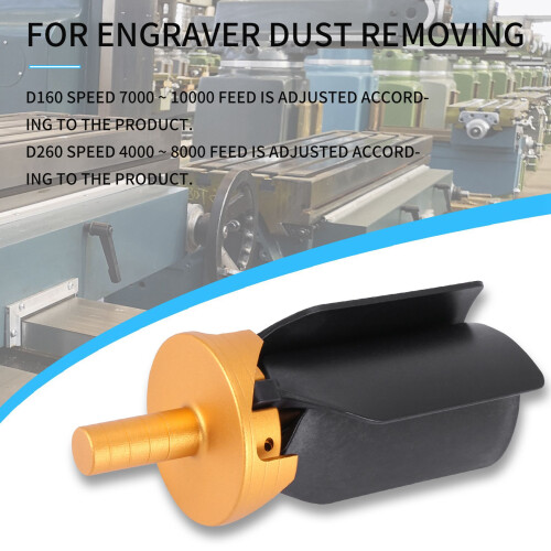 D16 CNC Machine Chip Removal Fan Scrap Sweeper Automatic Cleaning Tool for Engraver Dust Removing
