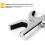 Adjustable Car Security Lock Steering Wheel Lock Anti-Theft Lock Front Handlebar Lock Multi-Function Car Lock 5