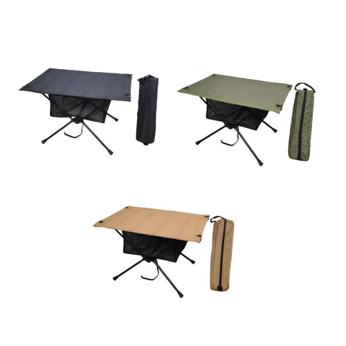 Multipurpose Camping Surfaces Quick Assembly Beach Desk-Black 2
