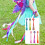6Pcs Dancing Rhythm Wrist Streamers Gymnastics Dance Decorations 6