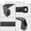 Cabinet Drawer Door Plastic Handle Pull Knob 120mm 4.7" 2 Pcs 2