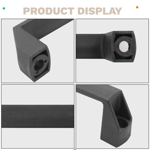 Cabinet Drawer Door Plastic Handle Pull Knob 120mm 4.7" 2 Pcs 1