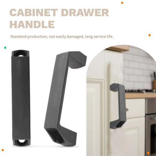 Cabinet Drawer Door Plastic Handle Pull Knob 120mm 4.7" 2 Pcs 2