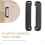 Cabinet Drawer Door Plastic Handle Pull Knob 120mm 4.7" 2 Pcs 4