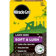 Miracle-Gro Soft & Lush Lawn Seed 420gm | Ryegrass-Free Mix