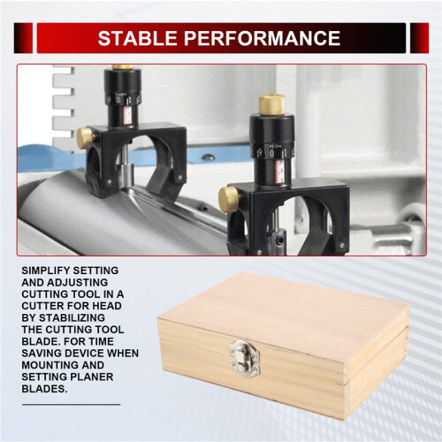Adjustable Magnetic Planer Jointer Knife Setting Jig Blade Gauge Setter for Woodworking Setter Tool 2