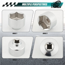 32mm Socket-Oil Filter Wrench Tool,Steel Quickly Oil Filter Removal Tool,3/8Inch Drive Oil Filter Socket Tool