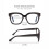 Oversized Reading Glasses for Women +1.75 Magnification Blue Light Blocking Lightweight Black Frames 3
