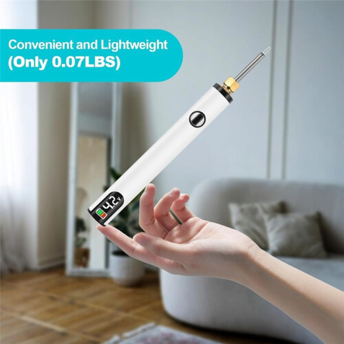 Rechargeable Thread Burner Kit for Jewelry Making,Digital Thread Zapper Tool,Leather ,Sewing,Weaving & Stringing B 2