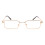 Blue Light Reading Glasses +1.75 Gold Frame Bendable Bridge Compact Travel Unisex 4