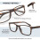 Blue Light Blocking Reading Glasses for Men 1.50 Tortoise Frame with Sturdy Spring Hinges 5