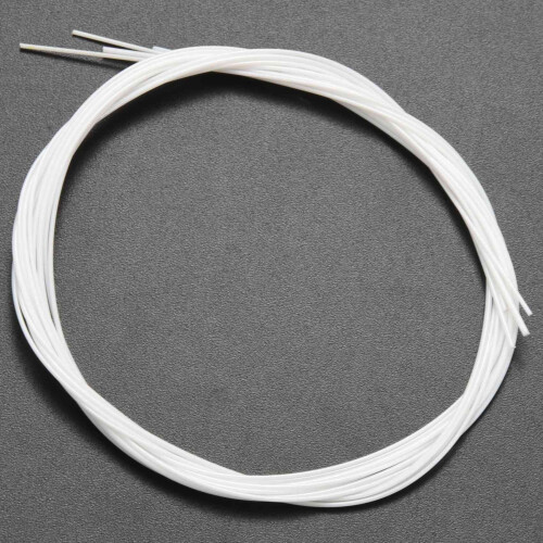 8Pcs/Set White Durable Nylon Ukulele Strings Replacement Part for 21 Inch 23 Inch 26 Inch Stringed Instrument 2