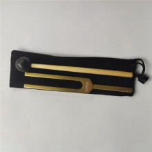 2X 528 Hz Tuning Fork, Gold Solfeggio Tuning Forks 528 Hz for Musical Instrument, Meditation, Relaxation