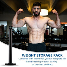 2X Gym Weight Pin Loading Rack Fitness Pulley Cable System Attachment Dumbbell Barbell Rack Holder for Weight Lift-B