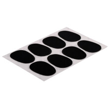 24Pcs 0.3mm Mouthpiece Patches Pads Cushions for Alto Sax Tenor Saxophone Black