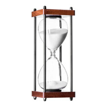 Clessidra Tempo 60 Minuti, Clessidra Decorativa In Legno
