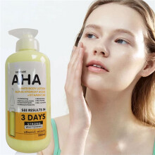 4X LanSyade Fruitzuur Bodylotion, Huidverfraaiing en Huidverhelderende Lotion, 500 Ml Hydraterende Lotion.