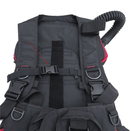 2X Plongée Sous-Marine Backmount Sidemount BCD Sangle Pectorale à Dégagement Rapide Accessoires de Plongée 2