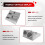 8pcs Magnesium Pencil Sharpener Survival Multi-Function Magnesium Alloy Survival Pencil Sharpener 7