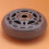 3X Scarpe da Skating 608ZZ Cuscinetto Inline Skate Wheel Grigio Chiaro 7