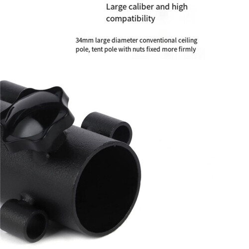 4PCS Awning Pole Fixing Tube Ground Bracket Windproof Adjustable Tent Canopy Support Rod Fixer 2