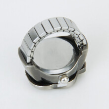 3X Bronze Flip- Schaedeldecke Fingerring Uhr Dehnbar Uhrenarmband fuer Unisex - Batterie Im Lieferumfang Enthalten