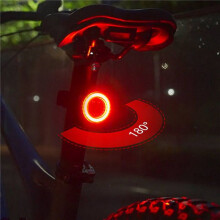2X Bicycle Brake Tail Light LED Charging Cycling Taillight Bike Rear Light Warn Bicycle Taillight