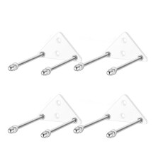 8Pcs Skateboard Hanger, Skateboard Wall Mount Wall Hanger Rack Storage Display Holder for Skateboards Deck Display