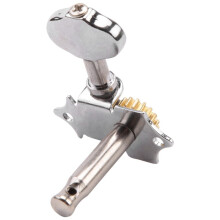 12L12R 24Pcs 1:18 Guitar String Tuning Pegs Tuner Machine Heads Knobs Tuning Keys for Acoustic or Electric Guitar Silver