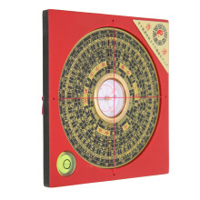Chinese Feng Shui Luo Pan Metal Plastic Geomantic Omen 12 Inch Gift-Ready