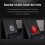 ABS Car Engine Start Stop  Button Cover Trim for  Giulia Stelvio 2017 2018 (Red) 5