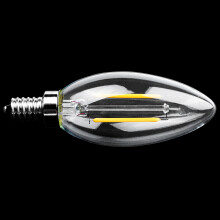 4X Filament de Flamme de Bougie Edison E12 2W Cob Ajustable Ampoule Lampe LED 10 X 3.5cm