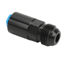 6061‑T6 Aluminium EFI Adapter AN Male Schnellverschluss Schwarz eloxiert 3/8 Zoll