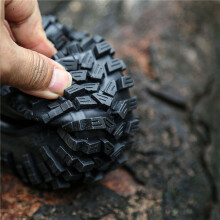 8Pz 120mm 1.9 Pollice per 8 Nel Fibra di Carbonio Pneumatico Nel Gomma per Ruota per 1/10 RC Crawler Car TRX4 RC4WD D90 Axial SCX10 90046