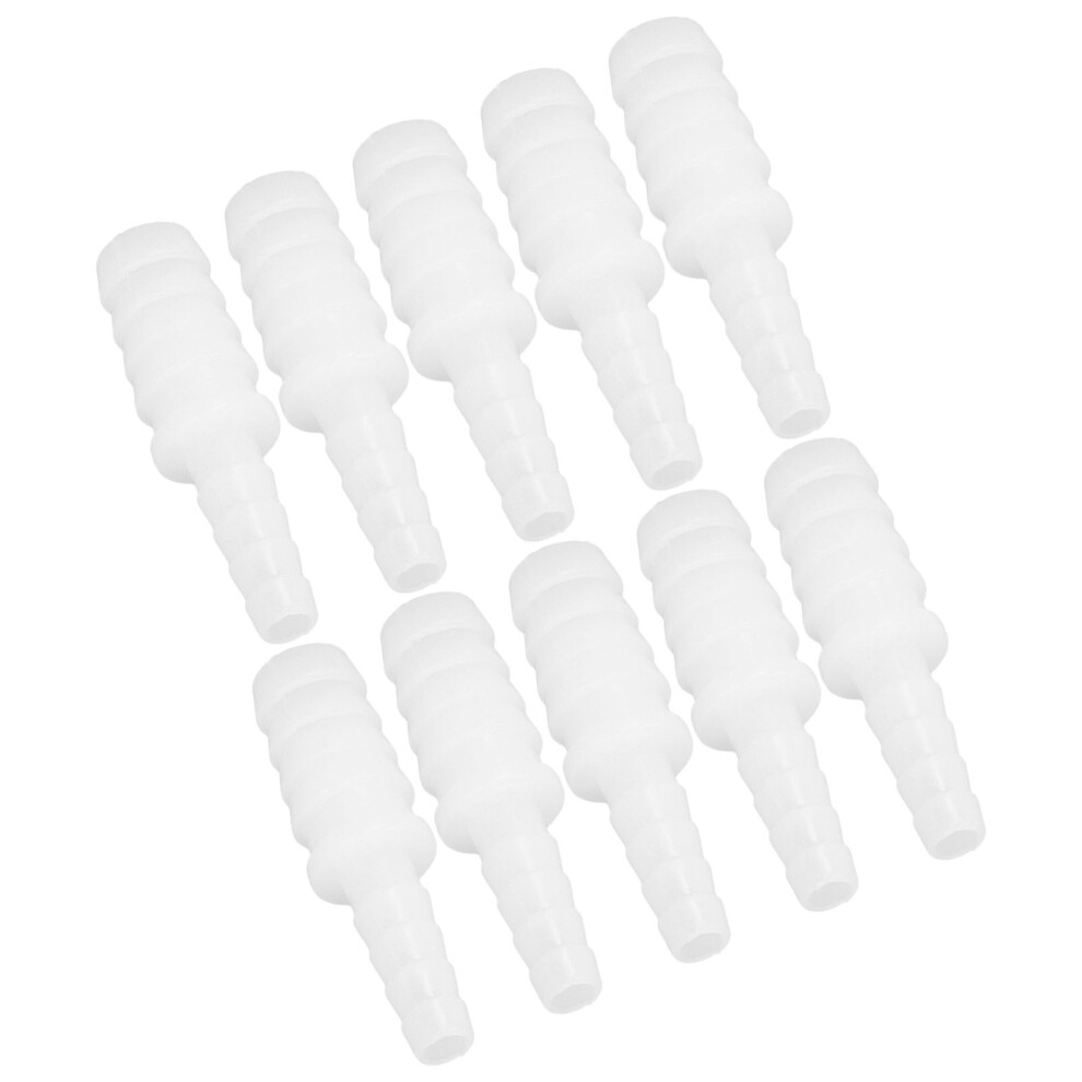 10Pcs Pe Hose Fitting Set, Barb Reducer, Straight Tube Connector 4991390357828