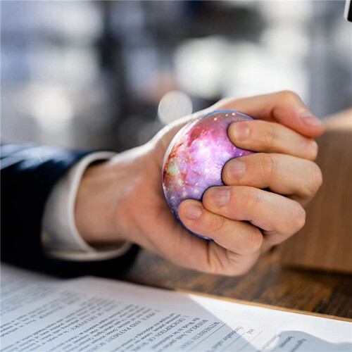 48 Peças  Stress Balls, 2,5 Polegadas Space Theme Stress Balls Squeeze Balls Bolas de Alívio de Estresse para Crianças e Adultos 1