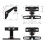 3X Electric Bicycle Tail Light Bracket Rear Light Bracket Bicycle Camera Holder Bike Bracket for  Bicycle 9