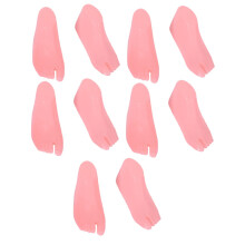 Sock Display Stand 5 Pairs Clear Plastic Foot Model Shoe Shaper for Boots and Sneakers